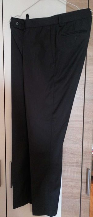 Sacou catifea fina elegant bleumarin cu pantaloni subtiri gri închis