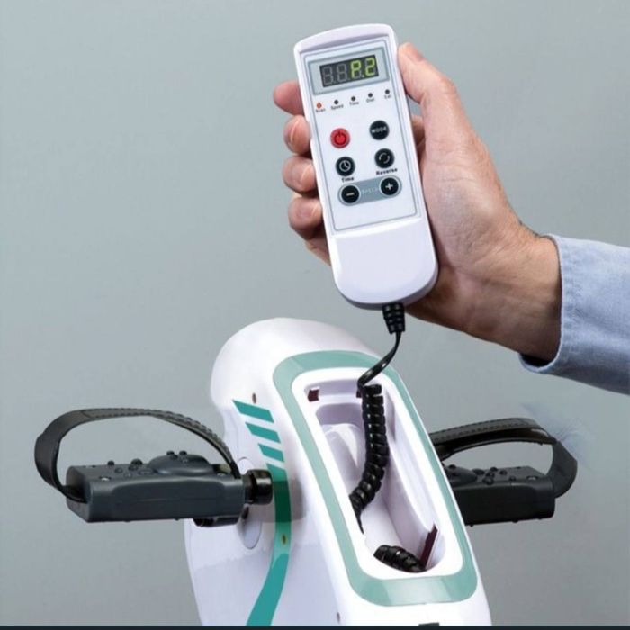 Мини велотренажер электрический для ног и рук