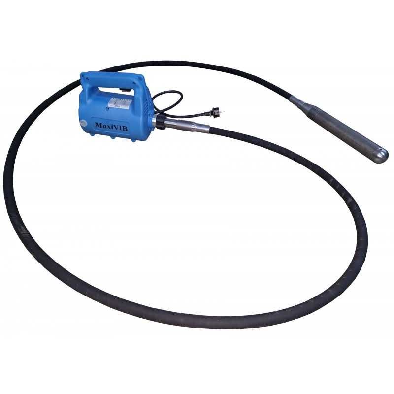 Vibrator de beton BLUE MaxiVIB cu motor 2300W, Ax 4m, Cap 50mm