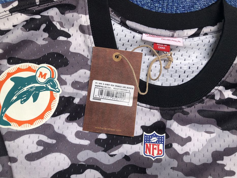 Mitchell & Ness NFL Miami Dolphins #13 Dan Marino Camo Jersey - L