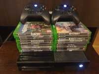 Vand Xbox One 1,5 TB + 18 Jocuri + 2 controller