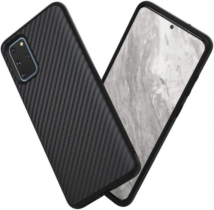 Husa pentru Samsung Galaxy S20, Perfect Fit, cu insertii de carbon,NOU