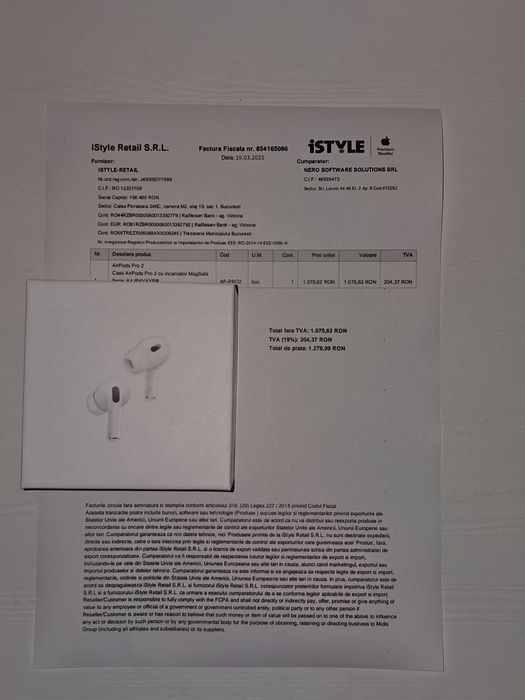 AirPods Pro 2 USB-C,Perfecte pentru cadou