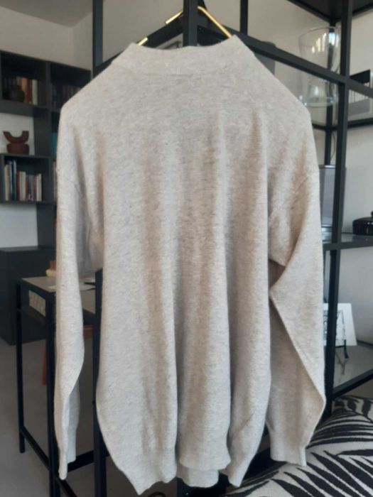 Коприна, кашмир, мерино нов мъжки пуловер