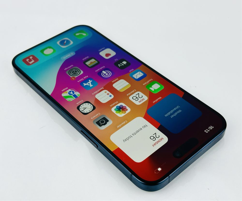Apple iPhone 15 Pro 128GB Blue Titanium Перфектен! Гаранция!