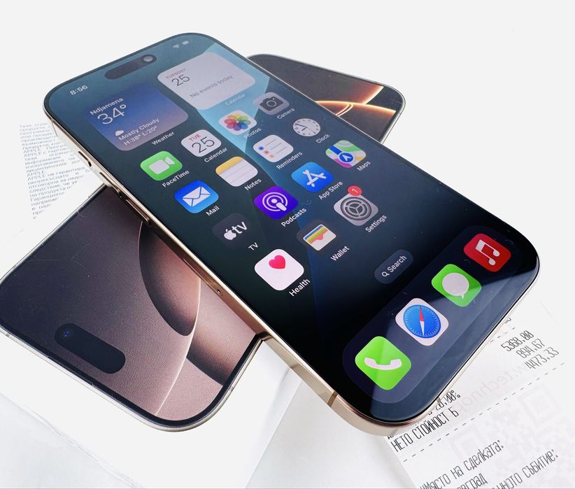 НОВ! Apple iPhone 16 Pro 128GB Desert Titanium 2г. Гаранция!