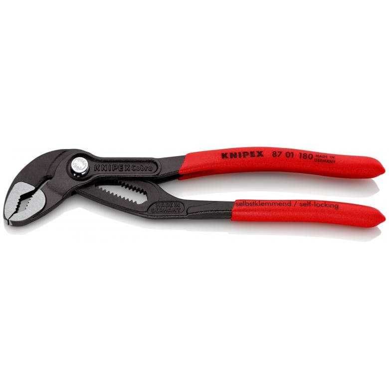 Клещи раздвижени, гаечен ключ Cobra®, 180mm, 87 01 180, KNIPEX