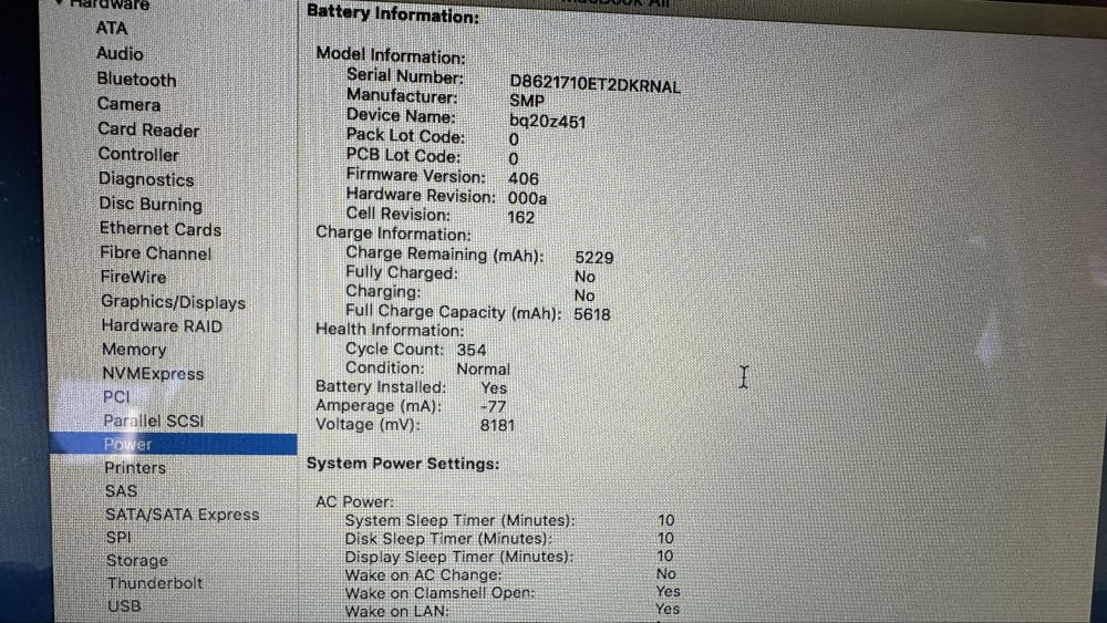 MacBook Air 13", MacOS High Sierra