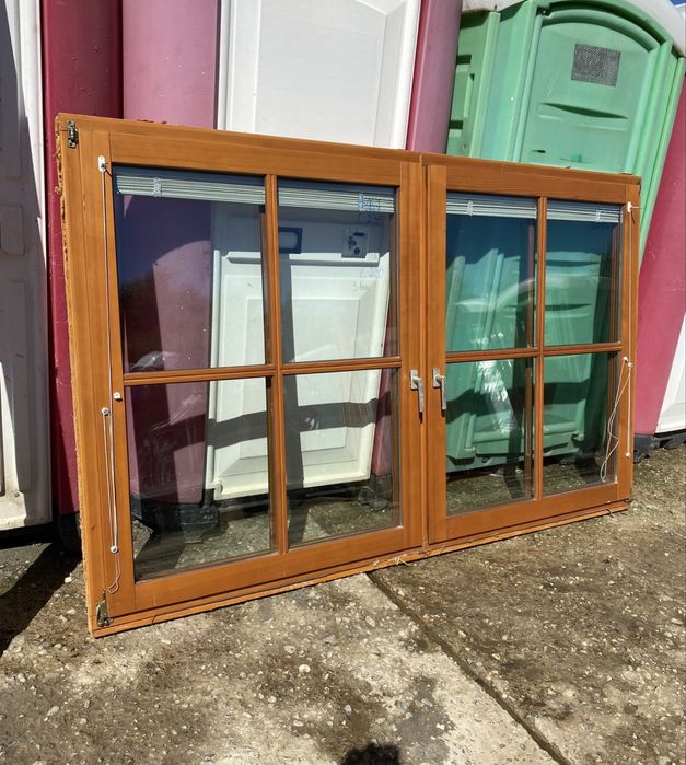 FEREASTRA LEMN TRIPAN casa cabana rustic H 147 x L 235 Germania 3 buc