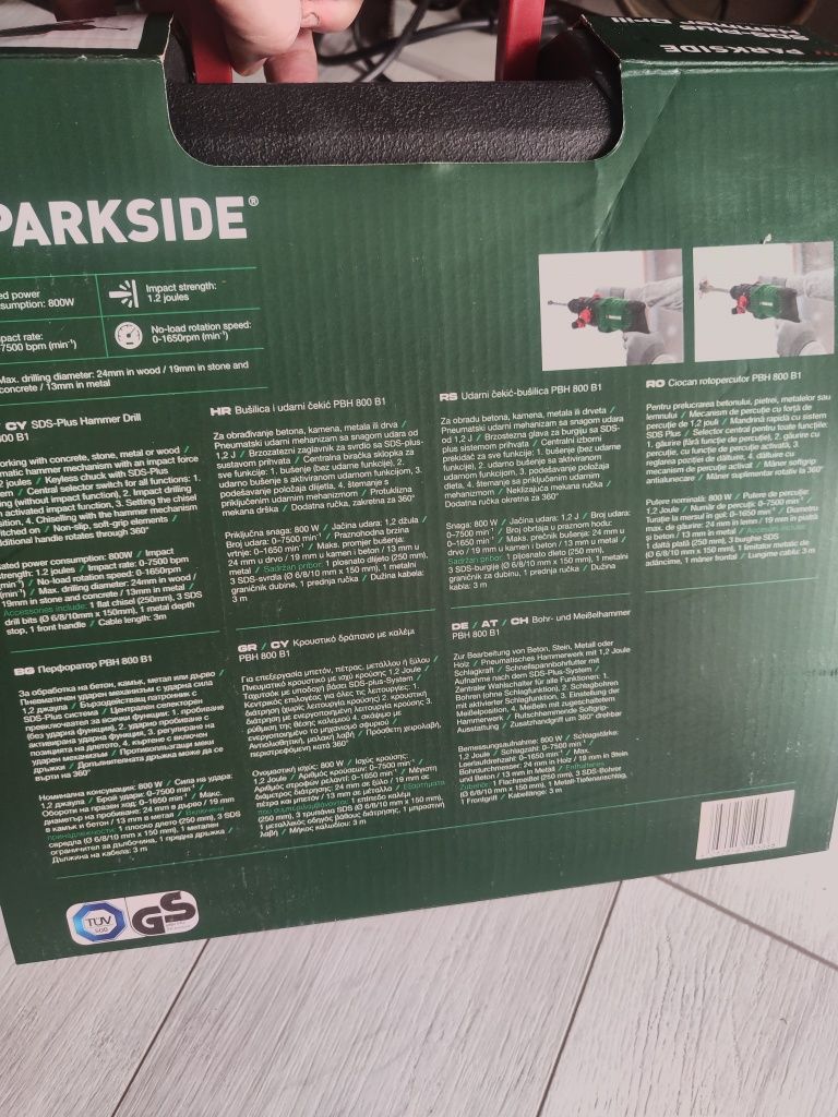 Перфоратор Parkside