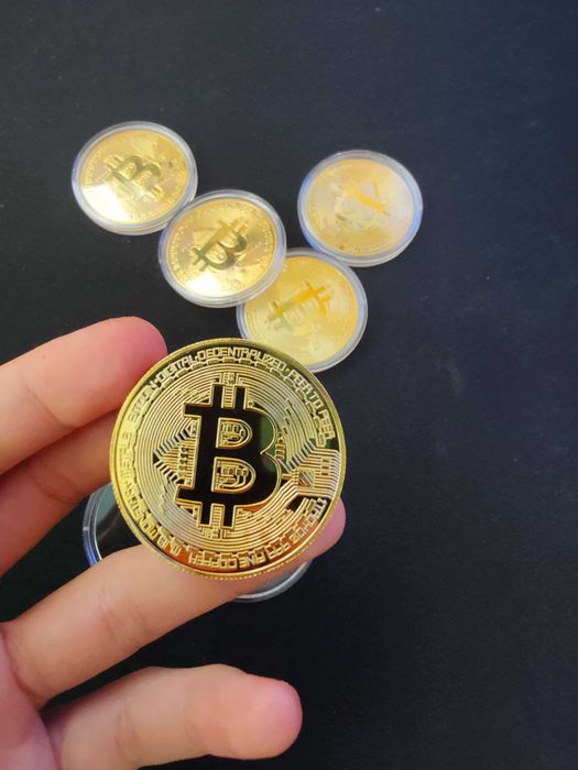 Monede Bitcoin BTC (criptomonede colecție)