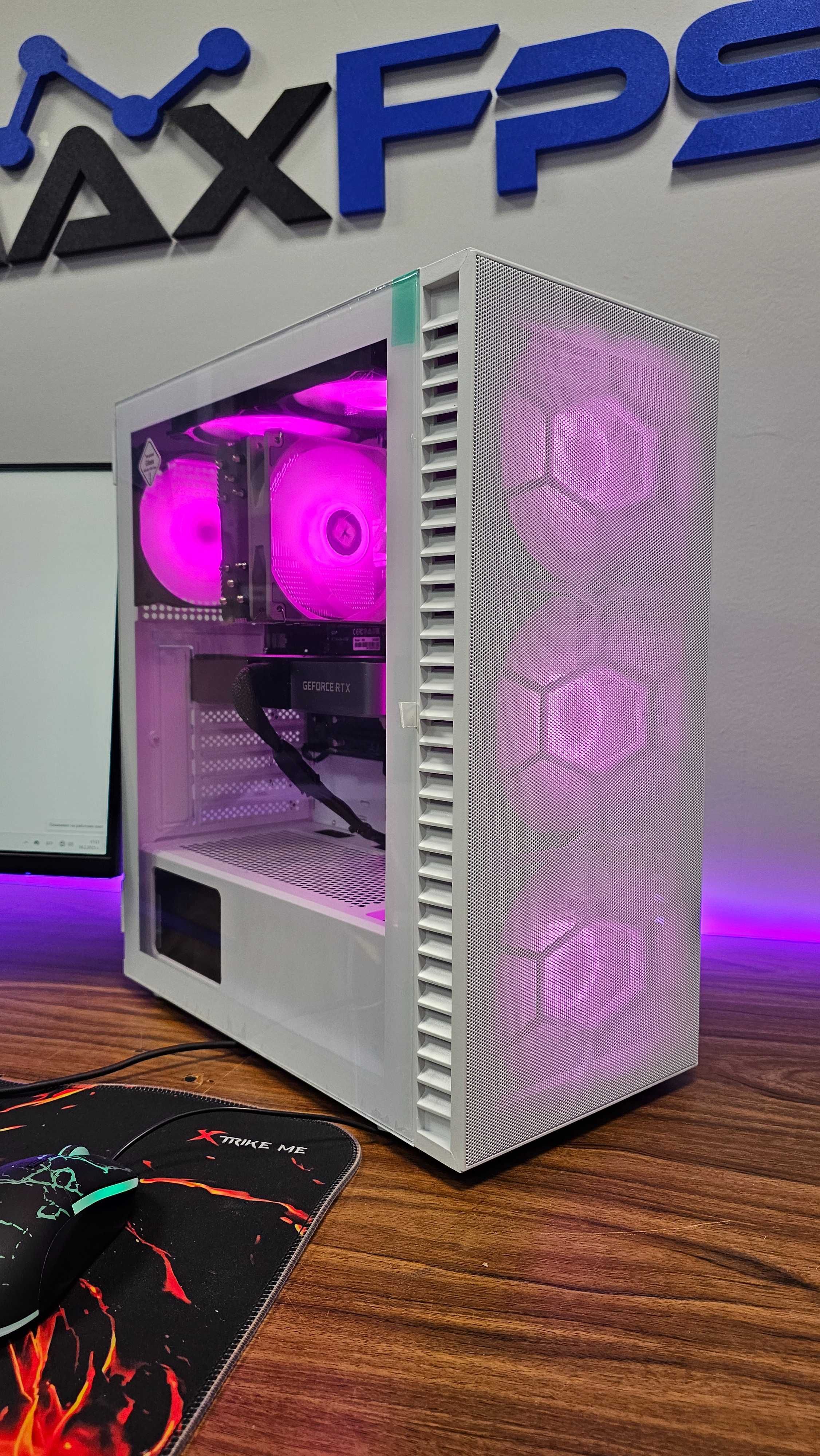 Гаранция! RTX3070, Ryzen 7 5700X3D, 16 GB RAM Геймърски компютър!
