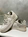 Nike, Спортни обувки Air Force 1 Wild с кожа, Бежов, Мръснобял