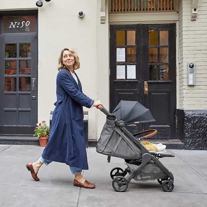 Детска количка Ergobaby Metro+ Deluxe (London Grey) + зимно чувалче