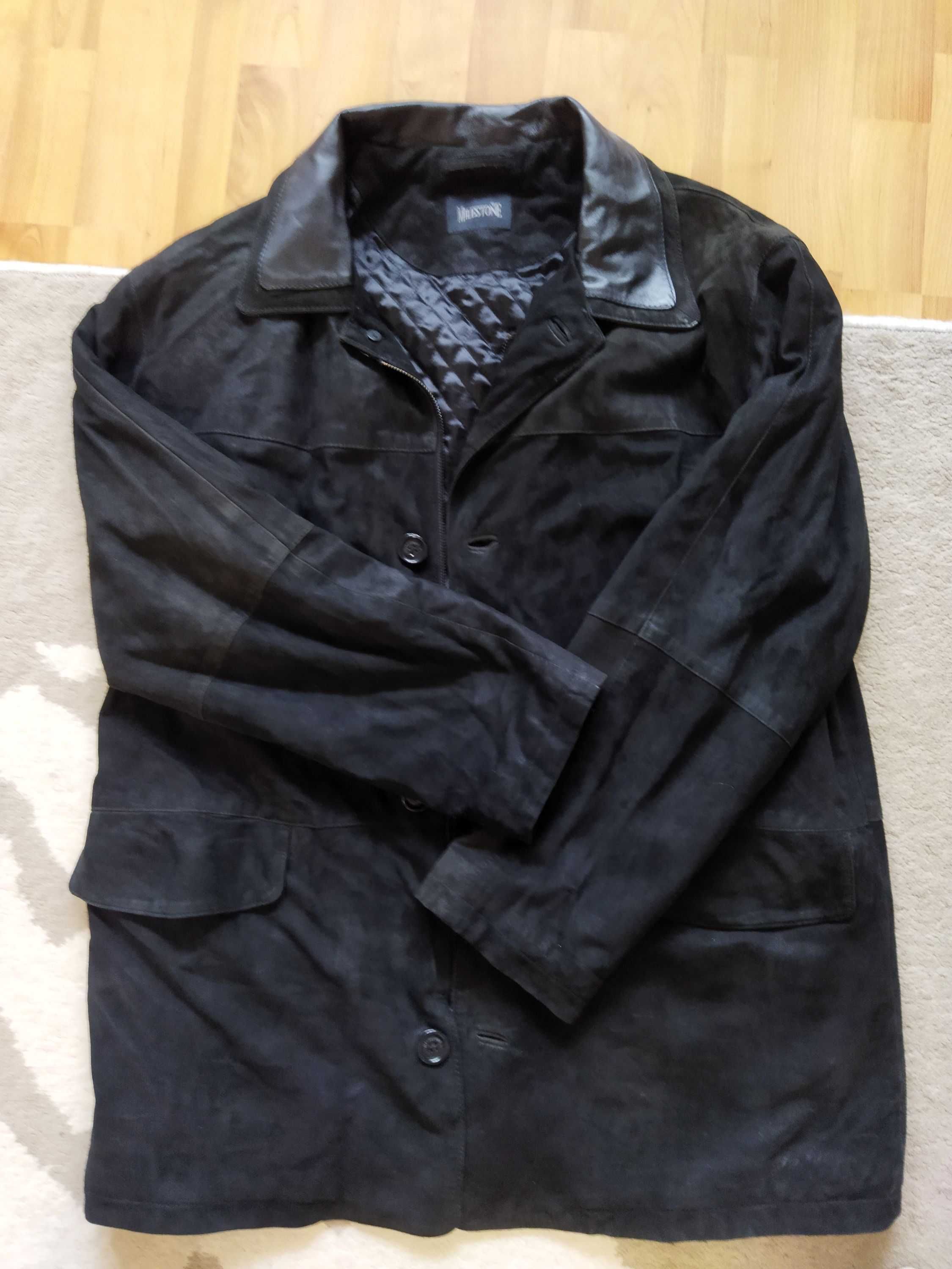 Куртка кожаная мужская Milestone (Германия),замша,оригинал,р-р 52