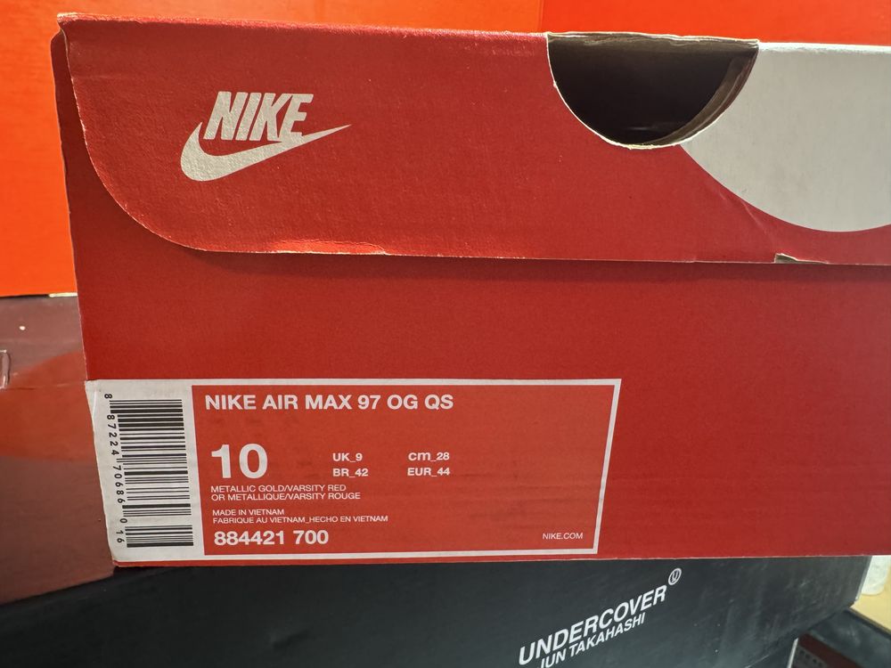 Оригинални! Nike Air Max 97 OG QS - 36.5,44,45,49.5 ShoeMag
