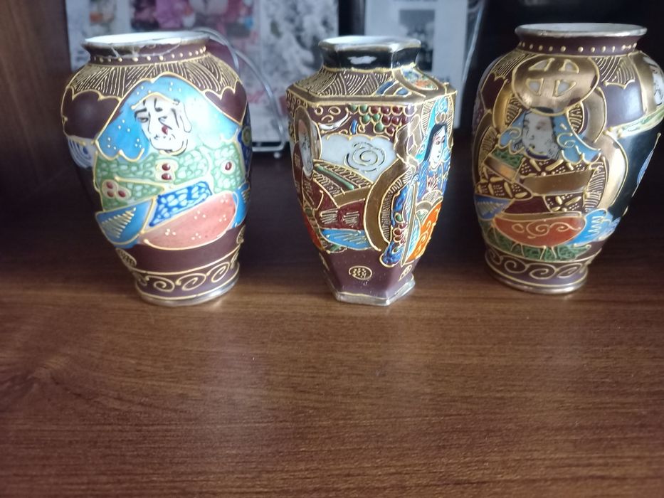 Set vaze satsuma japonia