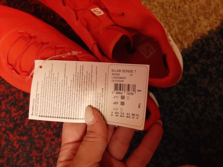 Adidasi solomon lab sense 7 43.1