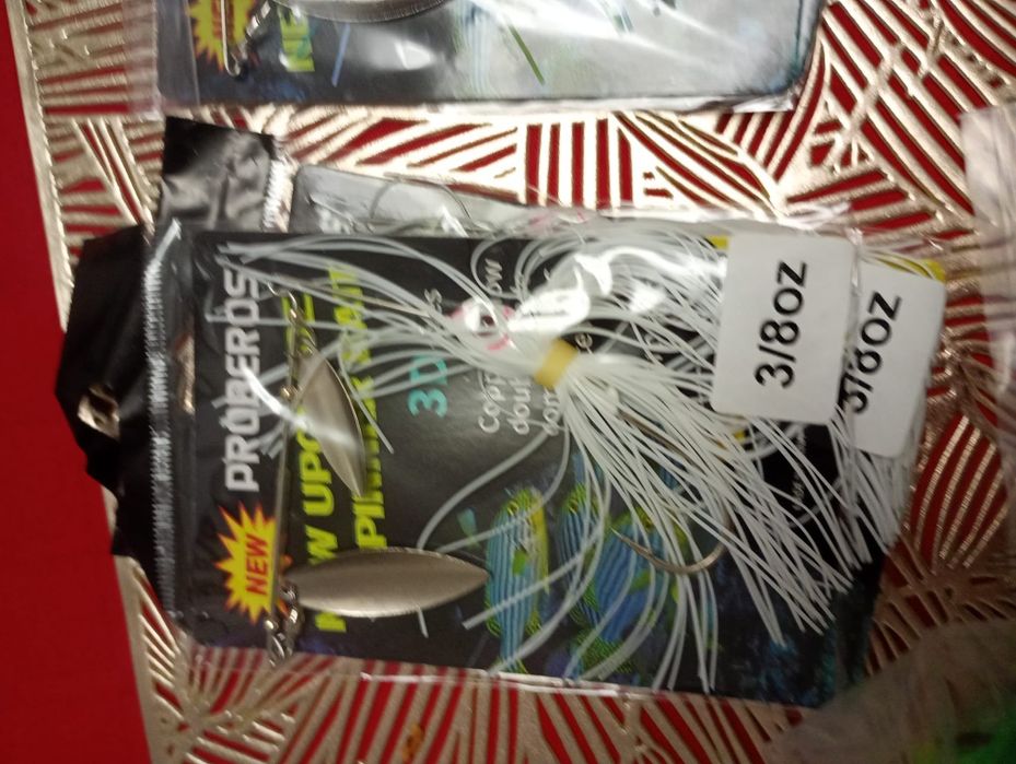 Set spinnerbait și gume spinning rapitor