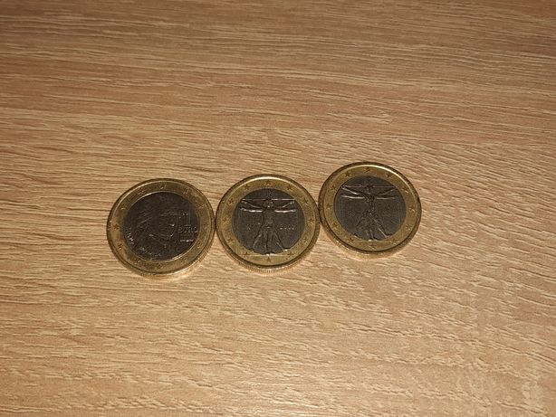 Vând monede de 1 euro și românești