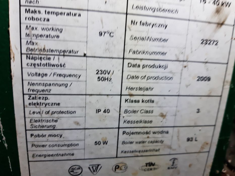 Centrala 40kwk cu gasefiere in stare de funcionar