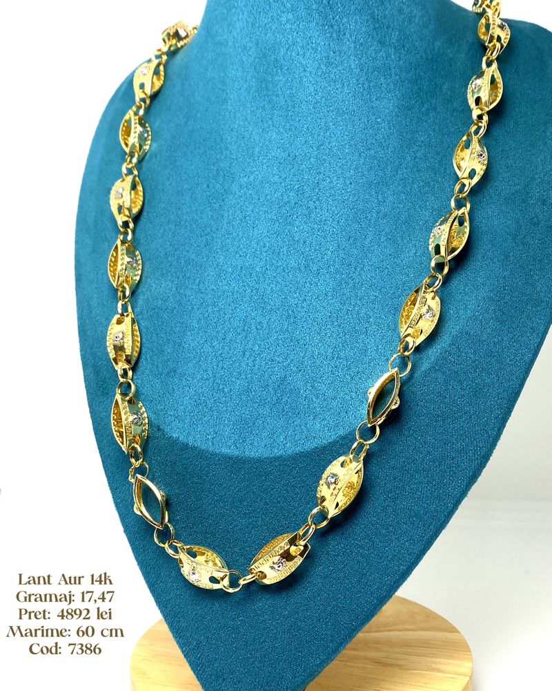 (7386) Lant Aur 14k 17,47g FB Bijoux Euro Gold Galati