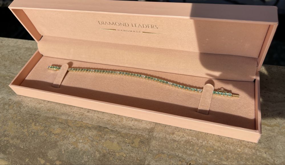 Bratara tennis 14K cu diamante
