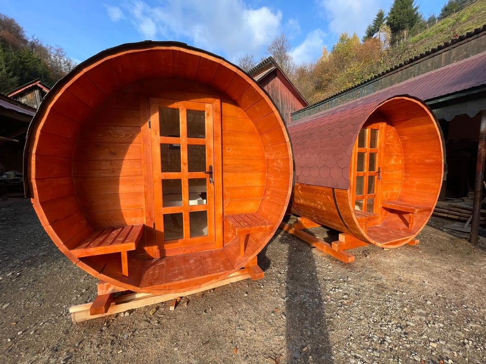 Saună exterioara din lemn