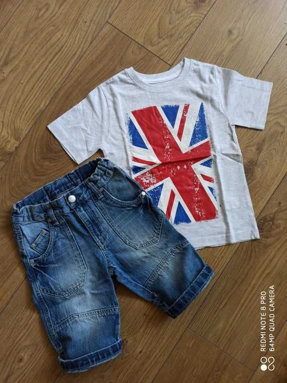 ZARA, H&M къси дънки и тениски за момче