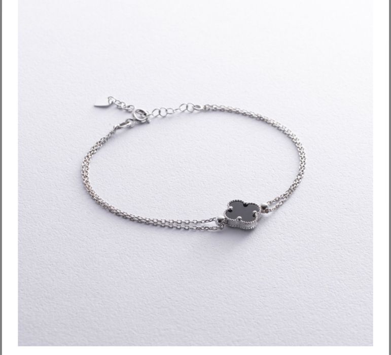 Сребърна гривна Van Cleef