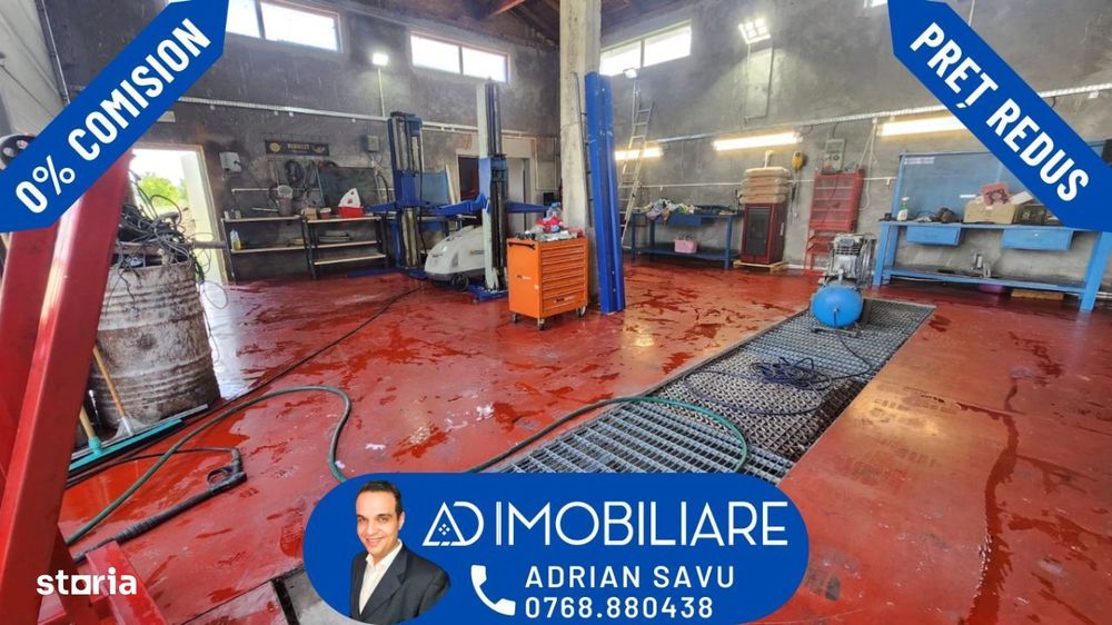 Spațiu service auto complet echipat, Bălești