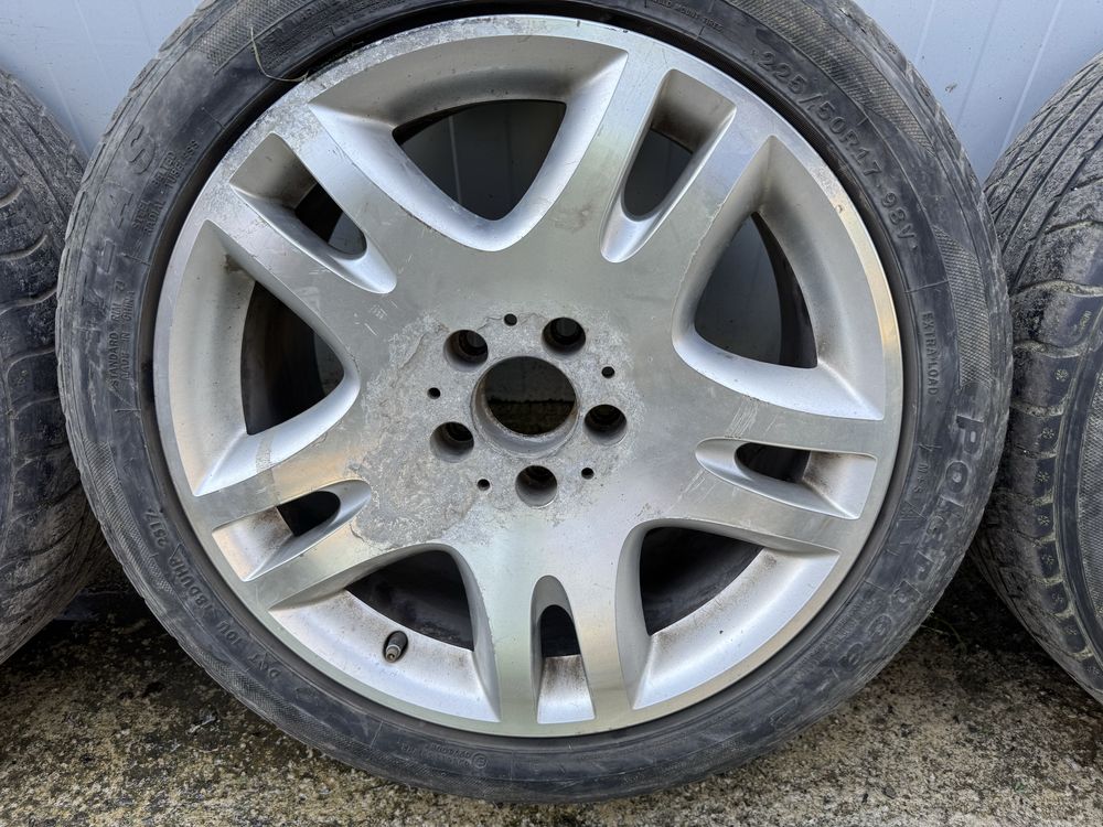 4 бр джанти 17ки  5x112 Ankaa Mercedes W211 ET38 8.5J  с гуми 225/50