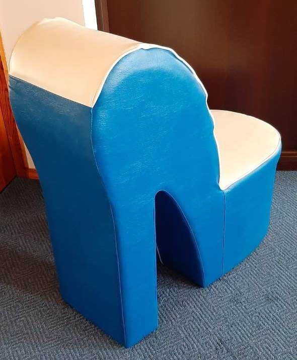 Кресло туфелька, необычное оригинальное кресло.