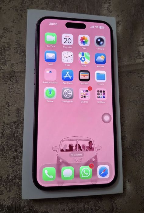 Vand iPhone 16 Plus 128GB Roz