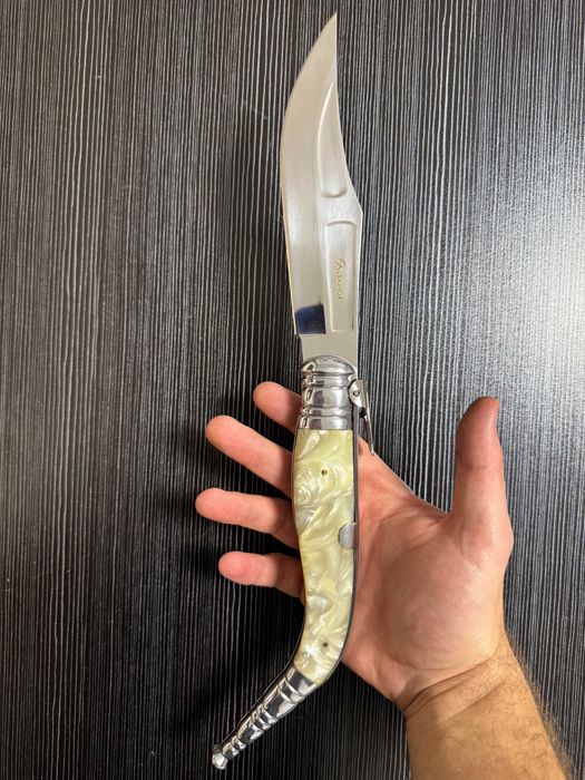 Briceag Spaniol Cricket Bandolera Lemn Lama 16 CM Albainox 38 CM