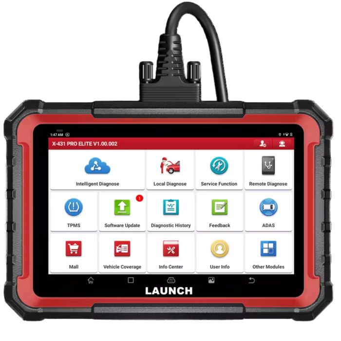 Tester/Diagnoza Launch x431 PRO ELITE cu CANFD&DOIP 2025 Turisme 12V