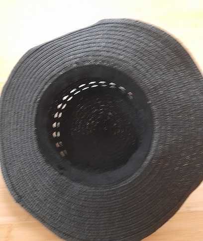 palarie de vara culoare neagra boruri mari