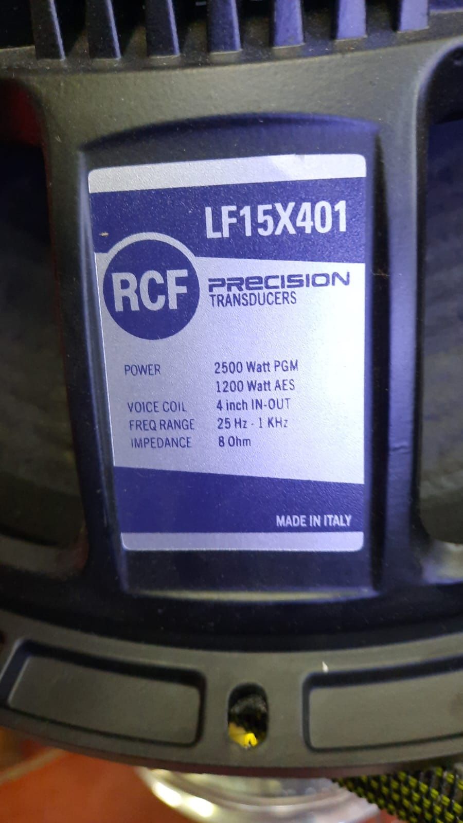 RCF 15, LF-400, и х-401, новые