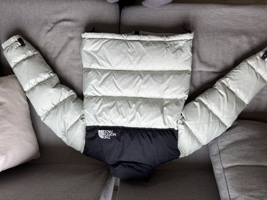 Дамско яке The North Face Nuptse Retro, бледо зелено, XS