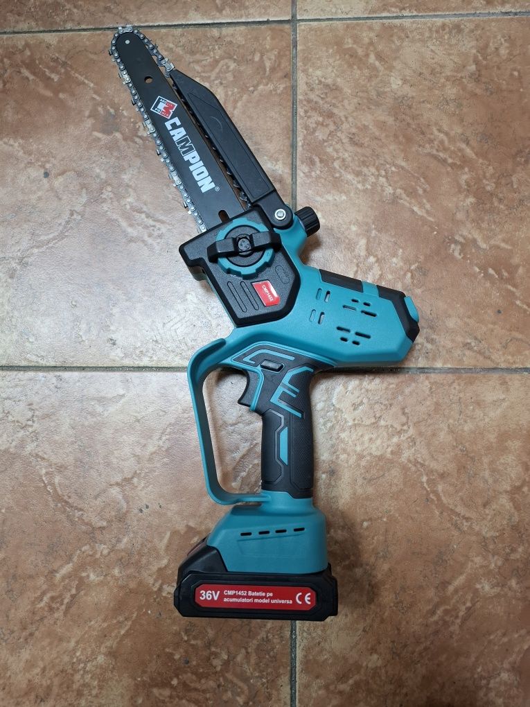 Minidrujba Ferăstrău electric 36V cu lama 20cm 8"" ungere lant automat