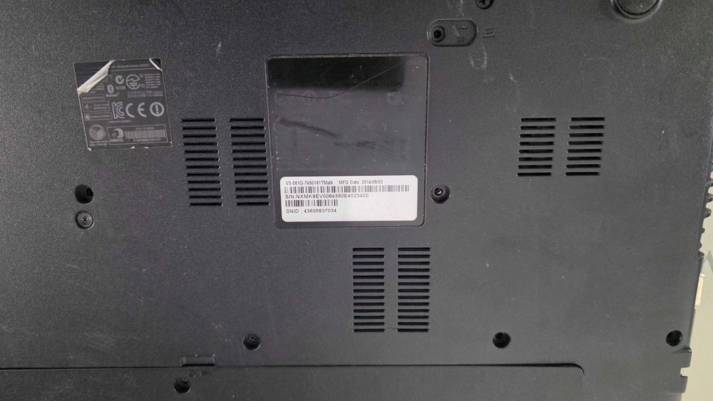 Laptop core i7 gen 4 Acer V5-561G i5-4200U  dunga pe ecran