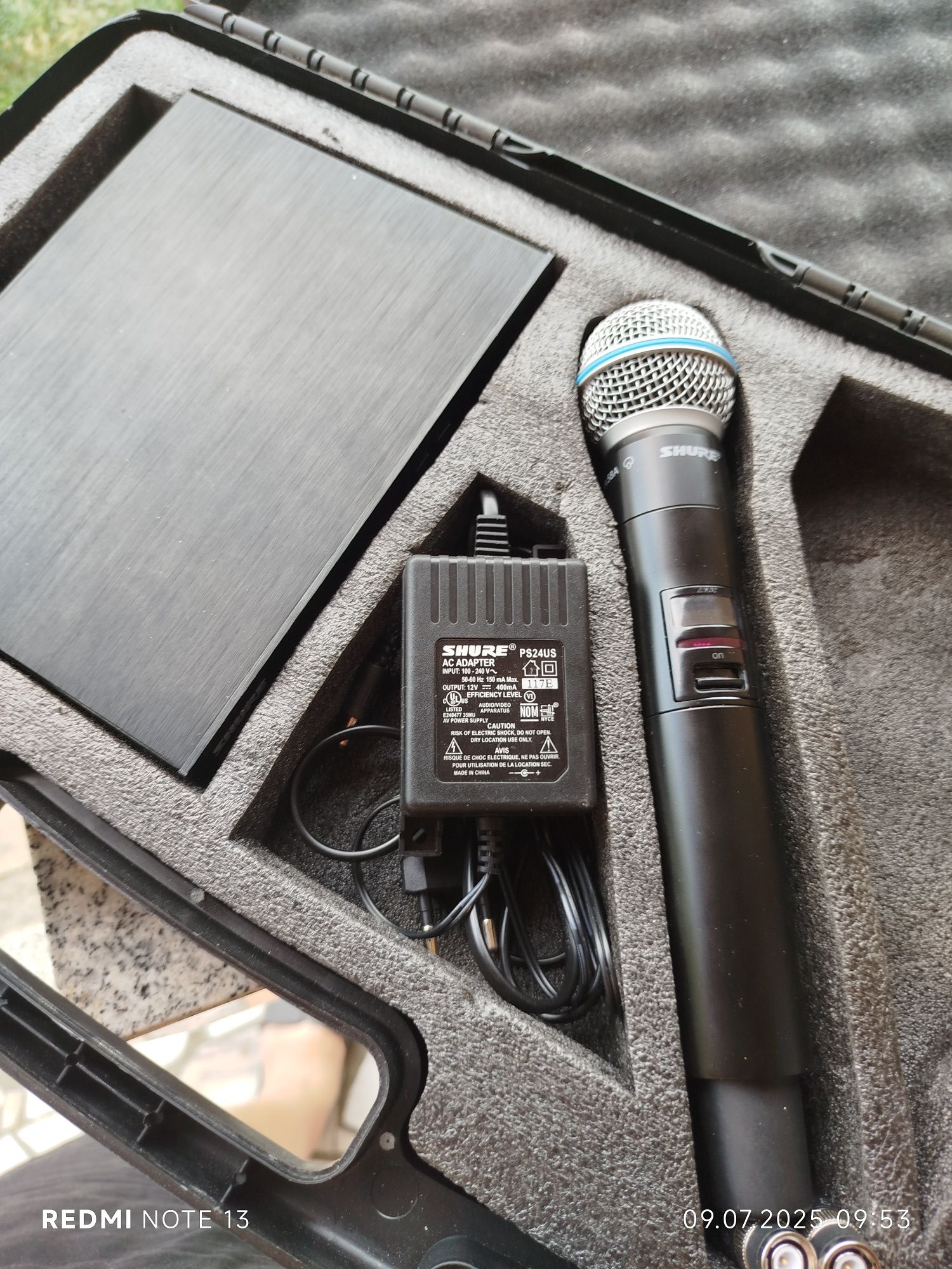 Shure Qlxd4 cu Beta 58