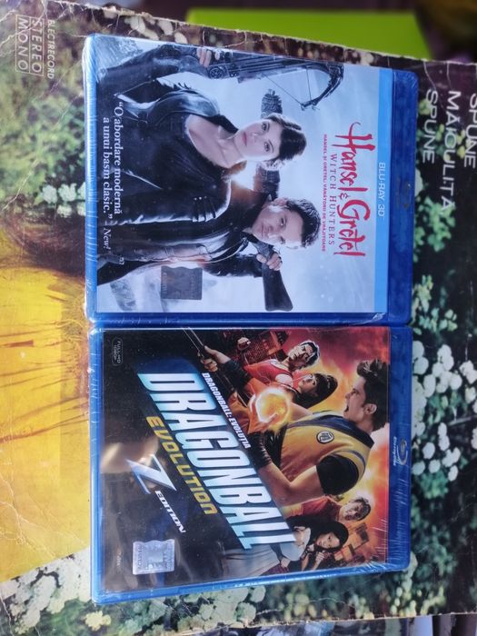 Lot 2 filme Blue Ray Dragon ball Evolution și Hansel și Gretel