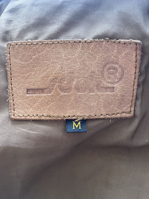 Geaca piele Schuh , model vintage