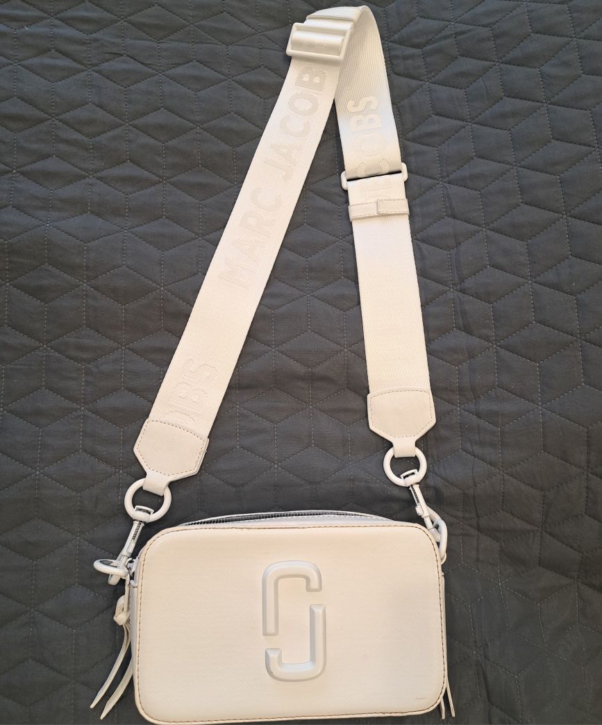 Marc Jacobs чанта бяла кожена