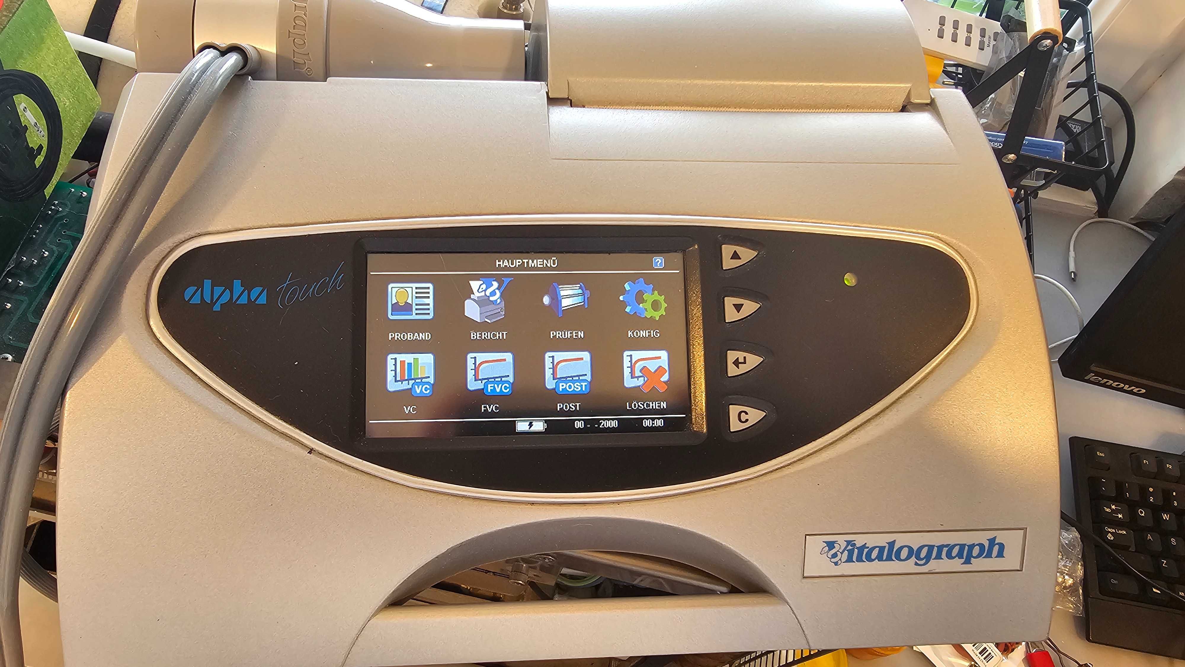 Profesional Spirometru Vitalograph Alpha Touch imprimanta