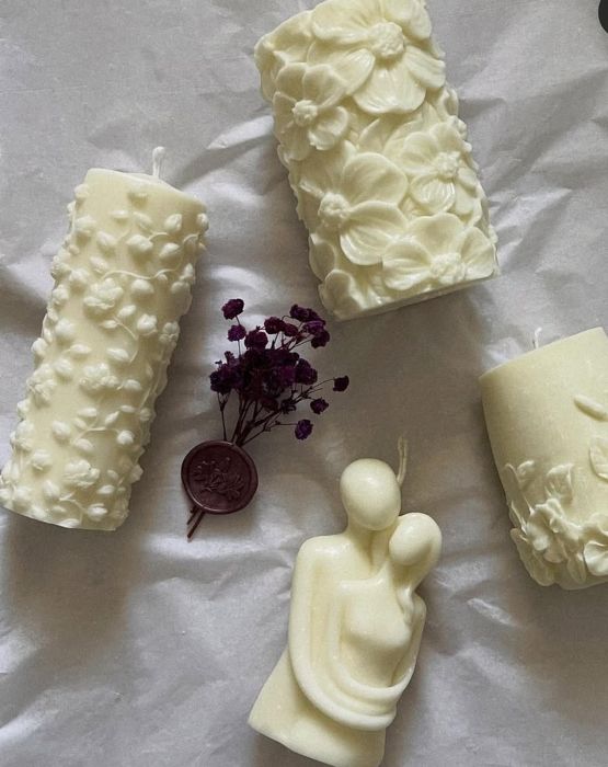 Свечи восковые подарочные ароматические праздничные