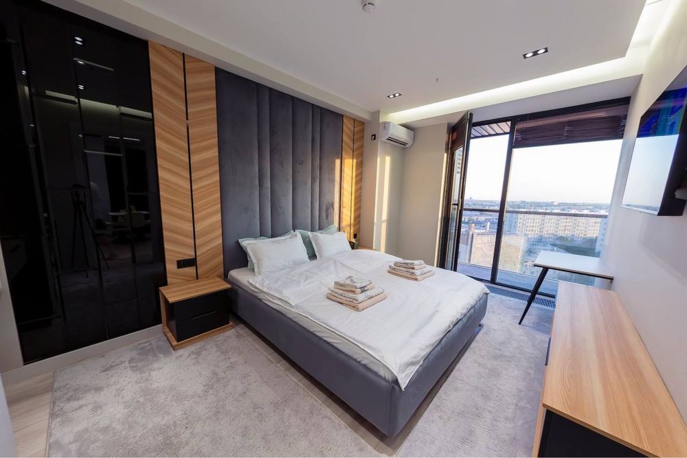 Посуточная 2-комтнатная квартира в NRG U Tower/Kunlik kvartira 2 xona