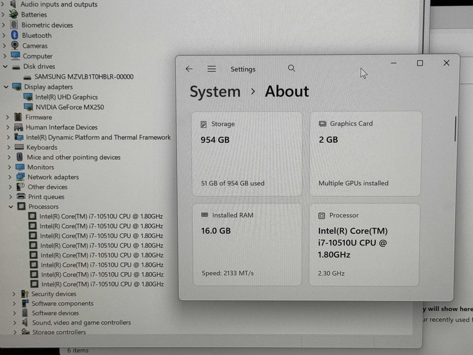 3k Huawei X PRO Touch`i7-10510U/16GB RAM/1TB SSD/Nvidia MX250/Бат 12ч