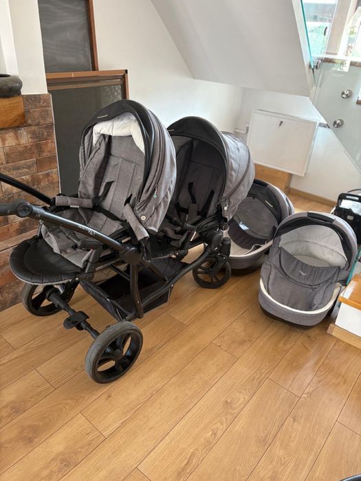 Carucior gemeni 3 in 1 - Bebetto 42 / for Two